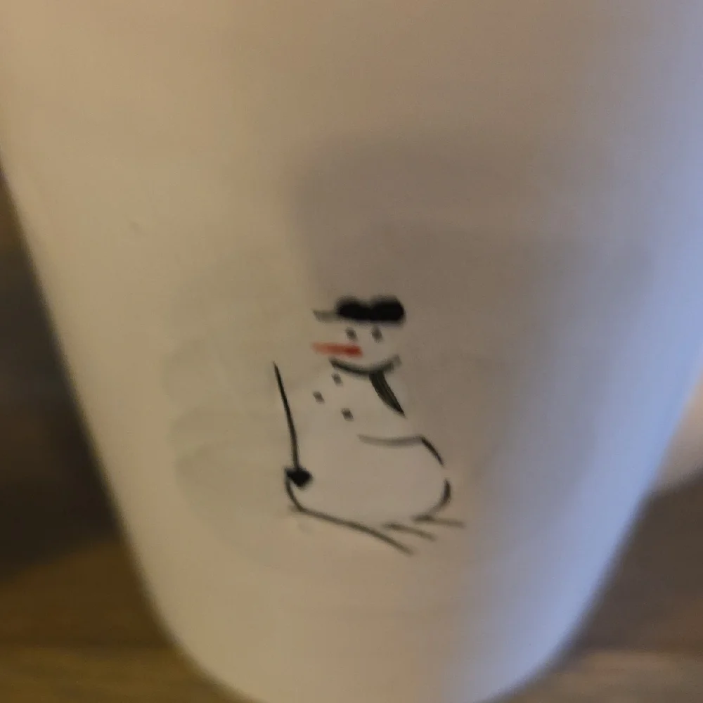 Williams Sonoma Festive Snowman Mugs - Set Of 3. Winter